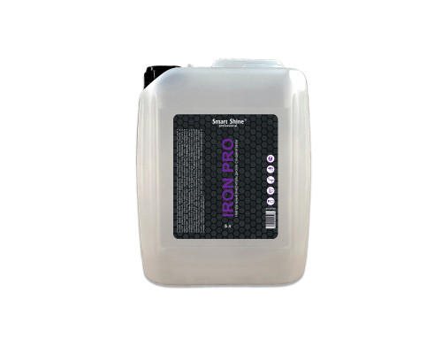 Бескислотный очиститель дисков и кузова с индикатором Smart Shine, IRON PRO 5 л