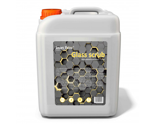 Очиститель водного камня для стекла с абразивом Smart Shine, Glass scrub 5 л